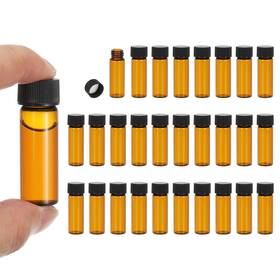 Pta240821tt002035 Patikil 4ml Amber Glass Vials 28 Pack Sample With Screw Cap