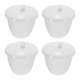 Ptf240319tt000297 Patikil Lab Porcelain Crucible With Lid 50ml Capacity For Laboratory Classroo