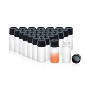0002808 Pekybio 20pcs 10ml 0.34oz Clear Small Liquid 22 52mm And Vial