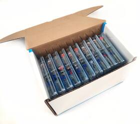 417026 Perkinelmer 120pcs 2ml Autosampler Vials W Blue/red Caps Clear/ambar Glass For Hplc System