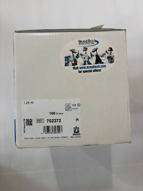 702372 Plastibrand New Pd-tips Non-sterile Repeater Pipet Tips 1.25ml 100/box