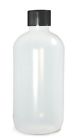Plc-03674 Qorpak Natural Ldpe Boston Round Bottle With Black Phenolic Plc-03674 Qorpak Natural Ldpe Boston Round Bottle With Black Phenolic