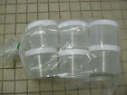 Plc-03720 Qorpak Six 32oz Natural Polypropylene Jar Unlined Pp Cap Lab Specimin