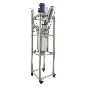 220582-13 Preasion 110v 10l Laboratory Jacketed Reactor Glass Rea