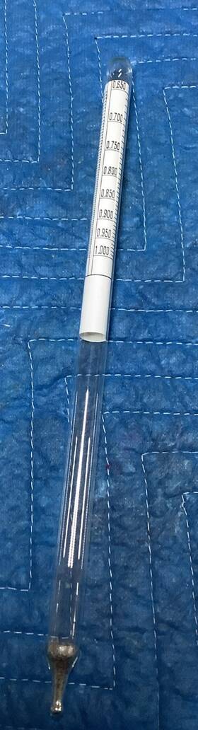 12067l Precision Hydrometer 0.65 - 1.00 New