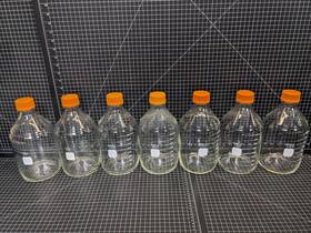 1395-2l Pyrex Lot 7x Corning 2000ml Media Storage Bottle Gl-45 Flask Culture Lab