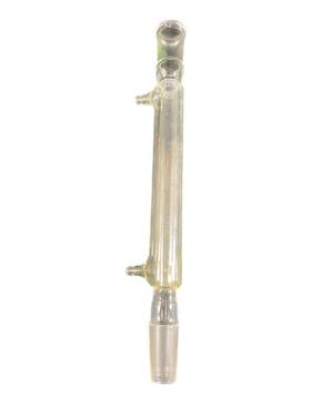 2401-24 Pyrex Glass 24/40 185mm Jacket Distilling West Condenser Drip Tip