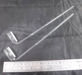 39534-30 Pyrex Set Of 2 Corning Gas Dispersion Tubes 30mm Fritted Disc 39534-30 Pyrex Set Of 2 Corning Gas Dispersion Tubes 30mm Fritted Disc