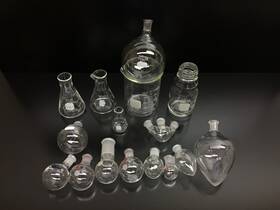 4321-a Pyrex Assortment Of Chemistry Glass Lot 16 Pieces