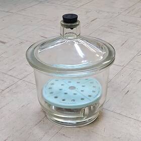 5316-615d Pyrex Glass Desiccator With Lid And Perforated Plate For Laboratory Use