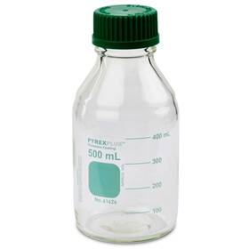 61626-500-s Pyrex Pyrexplus 61626-500 500ml Round Media Storage Bottles With Gl45 Cap Single