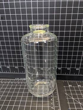 3911 Pyrex 66ca Parr Reaction Bottle Flask Heavy Wall 1260 Glass Hydrogenation