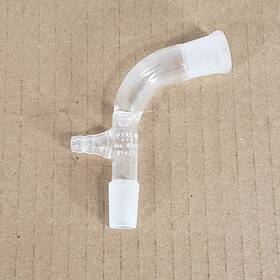 Pyrex 8947 No. 105 Bent Vacuum Take Off Adapter 14/20 Inner/outer Joints