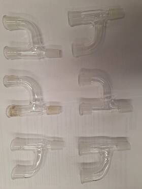 9050-14 Pyrex Claisen Three-way Distilling Connecting Adapter With 14/20 Joints
