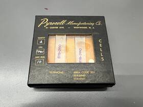 St8-260 Pyrocell Vintage Nos Glass Cuvette Set Of 2 - Unused Usa