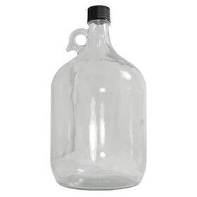 Glc-01425 Qorpak Bottle Wide 128 Oz Jug Shape Glass Pk4