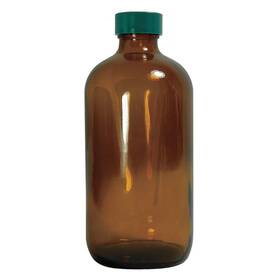 Glc-02004 Qorpak Bottle 210 Mm H Amber 94 Dia Pk12 20f876