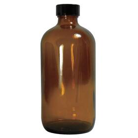 Glc-02010 Qorpak Bottle 210 Mm H Amber 94 Dia Pk30 41w170