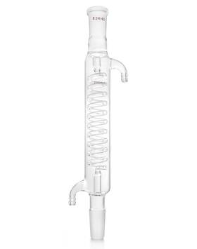 Wd3233 Qwork Jacket 200mm Glass Condenser With 24/40 Joint For Laboratory Wd3233 Qwork Jacket 200mm Glass Condenser With 24/40 Joint For Laboratory