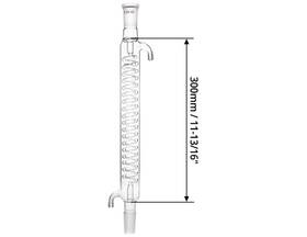 Wd4428 Qwork Jacket 300mm Glass Graham Condenser With 24/40 Joints Wd4428 Qwork Jacket 300mm Glass Graham Condenser With 24/40 Joints