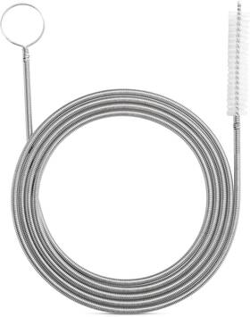 S160-xt Raytour Extra-thick Drain Brush With Stronger Spring 61-inch Stainless Steel Silver