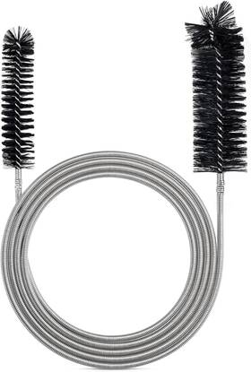Sxs168-xt Raytour Extra-thick Drain Brush With Stronger Spring - 67-inch Flexible Pipe Silver