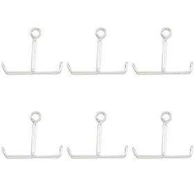 5886-lmpt-6 Rlecs Lab Mohr Pinchcock Tubing Clamp 6pcs 45x40mm Flat Jaw Pinchcocks