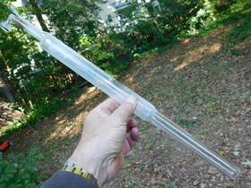 Dx-2000 Rosemount Dorman Analyzer Glass Boat Tube 18.75 Inch