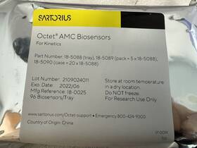 18-5088 Sartorius Octet Amc Biosensors Exp 2022/06 P/n New Sealed