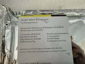 18-5160 Sartorius Octet Aavx Biosensors Exp 2024/10 P/n New Sealed
