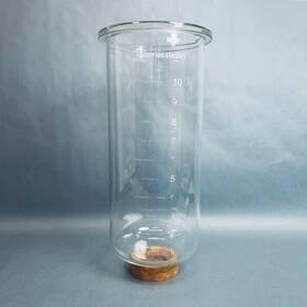 Sb-18-14-0060 Sartorius Universal Glass 10 L Single Wall Reaction Vessel