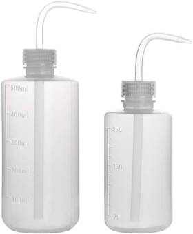 Scientific 445006133131 Chemical Wash Bottle 2-pack Plastic Safety Lab Squeeze Ldpe With N