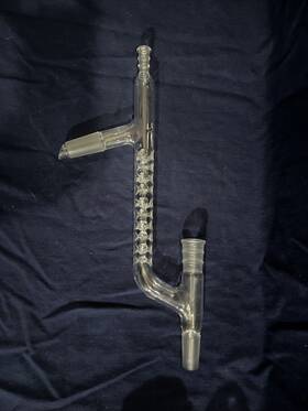 9347-04 Scientific Glass Apparatus Sga Custom 10/30 And 24/40 Vigreux Distillation Column 216mm Indent 9347-04 Scientific Glass Apparatus Sga Custom 10/30 And 24/40 Vigreux Distillation Column 216mm Indent