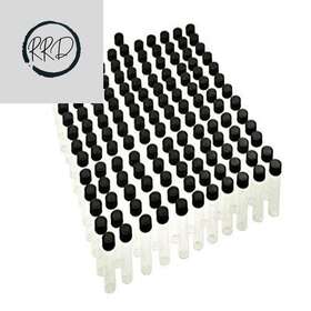 Se 706569067163 Glass Vials Pack Of 144 Leak-resistant 2-3/8 Inch X 5/8 Clear
