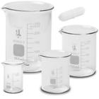 Sf-233t2 Karter Scientific Glass Low Form Beaker Set Inch Magnetic Stir