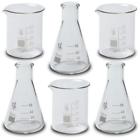 Sf-233v2 Karter Scientific Lab Theme Shot Glass Set Beakers And Flasks