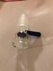 Star-male-01 Unbranded Glass Bowl Thick Snowflake Honeycomb Blue Star High Air