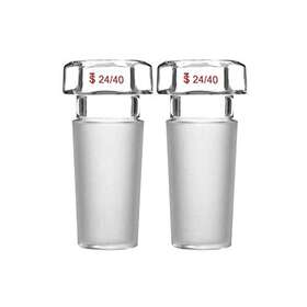 Starfa Lab 768599547558 Glass Hexagonal Head Stopper For 24/40 Joint 2 Packs Starfa Lab 768599547558 Glass Hexagonal Head Stopper For 24/40 Joint 2 Packs