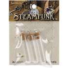 Steam219 Solid Oak Steampunk Glass Accents Test Tubes 845227041791