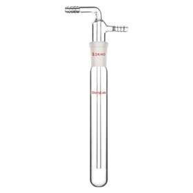 Stonylab 696598344970 Glass Vacuum Cold Trap Bubbler With 10mm Serrated Hose 200mm Length
