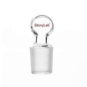 Stonylab 788400970580 Glass Penny Head Hollow Stopper For 19/22 Outer Joint With Closed Stonylab 788400970580 Glass Penny Head Hollow Stopper For 19/22 Outer Joint With Closed
