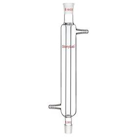 Stonylab 840371311066 Liebig Condenser With 19/22 Joint 200 Mm Jacket Length Borosilicate Glass Lie