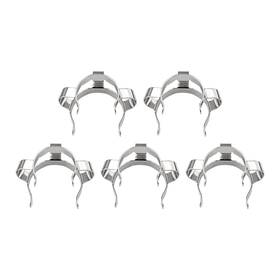 Stonylab 843798167360 5 Pcs Metal Joint Clips 19 Mm Keck Clamps For 19/22 Glass Lab