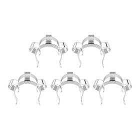 Stonylab 843798167384 Metal Joint Clips 5 Pcs 14 Mm Lab Keck Clamp #14 For 14/20 Glass