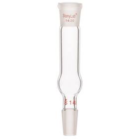 Stonylab 843798171589 Glass Straight Drying Tube Borosilicate Adapter With 14/20