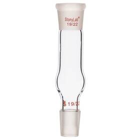 Stonylab 843798171596 Glass Straight Drying Tube Borosilicate Adapter With 19/22