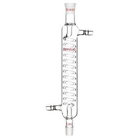Graham-condenser-19 Stonylab Graham-condenser-19/22-200mm Glass Graham Condenser With 19/22 Joint 200 Mm Jacket Length Lab Bor