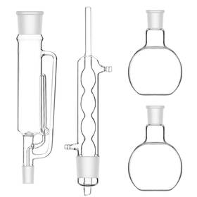 Soxhlet-extraction-24 Stonylab 500ml Soxhlet Type Extraction Apparatus 24/29 Borosilicate Glass