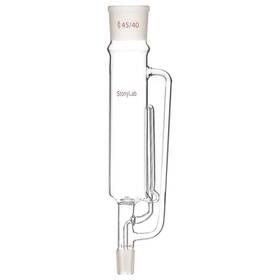 Soxhlet-extraction-45 Stonylab Soxhlet-extraction-45/40-1pk Borosilicate Glass Soxhlet Extractor 50/42 Top Joint 24/29 Bottom Jo