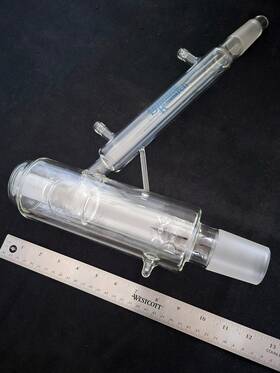 Spd-5 Summit Research Reseach Short Path Distillation Head 45/50. Dual Jacketed Boro W Vigreux